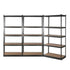 3x1.8M 5-Shelves Steel Warehouse Shelving Racking Garage Storage Rack Grey-Home & Garden > Storage-PEROZ Accessories