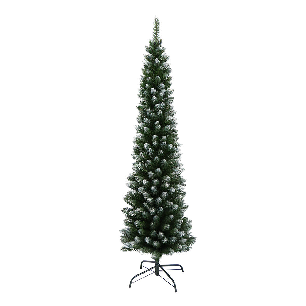 Jingle Jollys 1.8M / 6FT Christmas Tree with Snow 300 Tips Xmas Decoration-Occasions &gt; Christmas-PEROZ Accessories