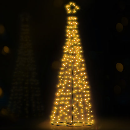 Jingle Jollys Solar Christmas Tree 3.6M LED Xmas Tree 8 Light Modes Warm White-Occasions &gt; Christmas-PEROZ Accessories