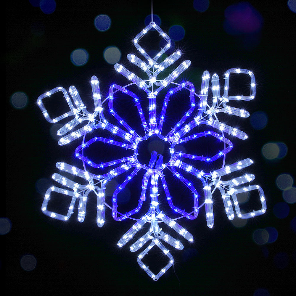 Jingle Jollys Christmas Lights Motif LED Light Outdoor Decorations 82cm Snow-Occasions &gt; Christmas-PEROZ Accessories