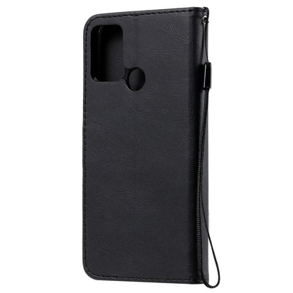 Anymob Brown Leather Case Magnetic Flip Cover Wallet Phone Protection for Huawei P Smart 2020-Mobile Phone Cases-PEROZ Accessories