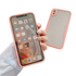 Anymob iPhone Case Pink Transparent Solid Color Bumper Silicone Shockproof Cover-Mobile Phone Cases-PEROZ Accessories