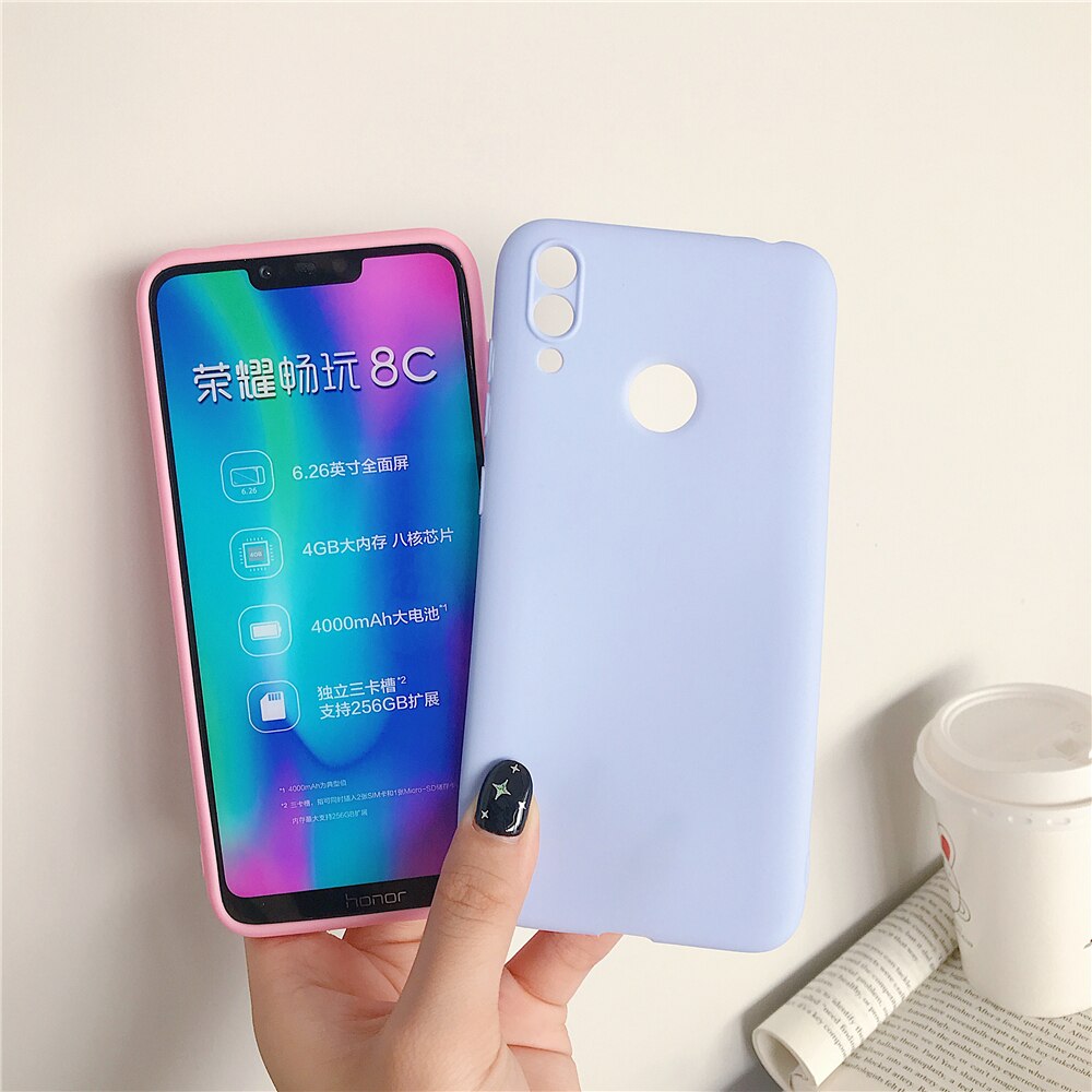 Anymob Huawei Blue Candy Colored Jelly Silicone Mobile Phone Protective Case-Mobile Phone Cases-PEROZ Accessories