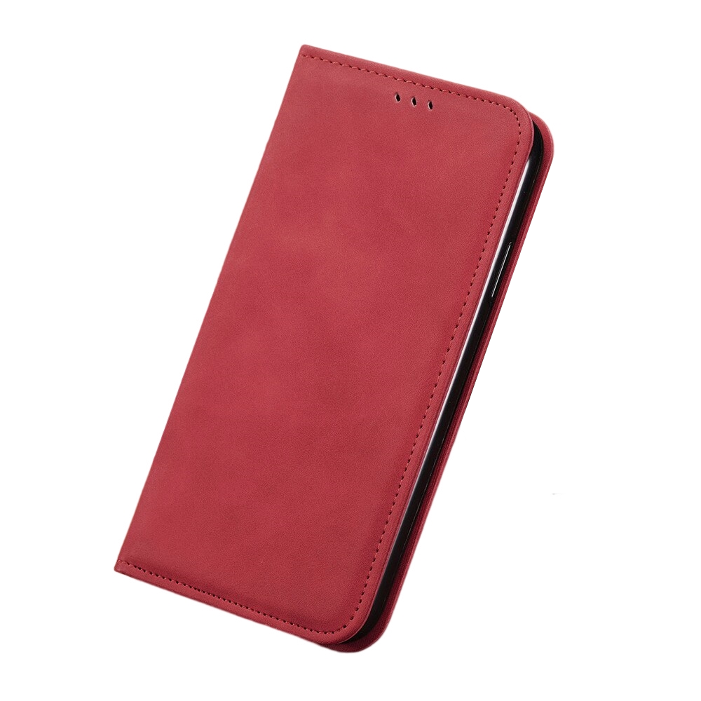 Anymob iPhone Red Magnetic Flip Leather Phone Case Card slot Wallet Cover-Mobile Phone Cases-PEROZ Accessories