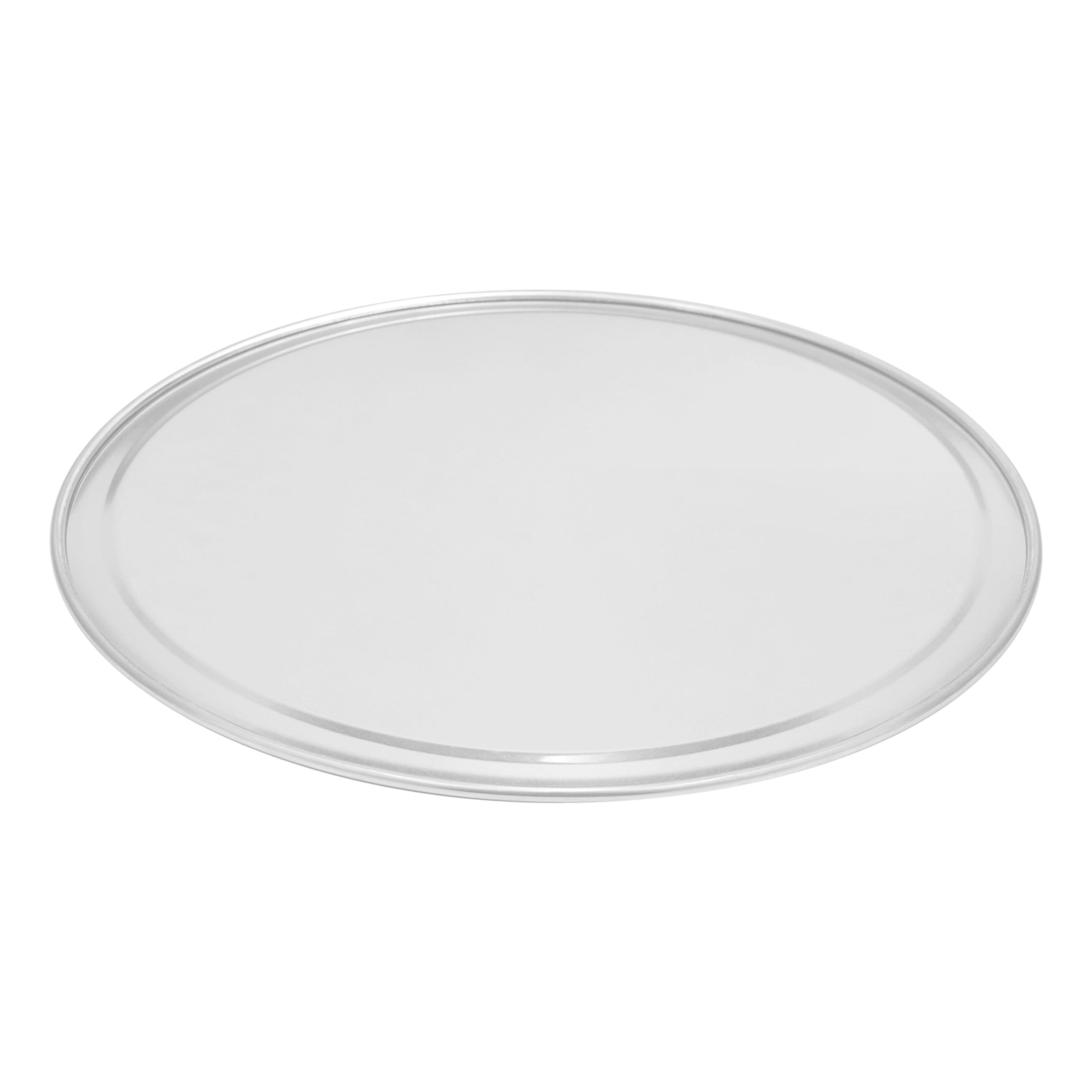 Anygleam 7 Inches Pizza Tray Aluminum Round Rimmed Non stick Metallic Dish Cake Baking Pan for Kitchen-Utensil &amp; Flatware Trays-PEROZ Accessories