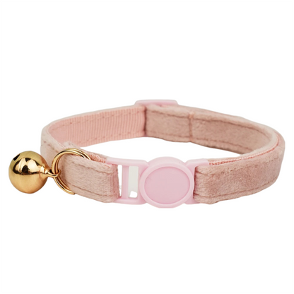 AnyWags Cat Collar Baby Pink Small with Safety Buckle, Bell, and Durable Strap Stylish and Comfortable Pet Accessory-Cat Supplies-PEROZ Accessories