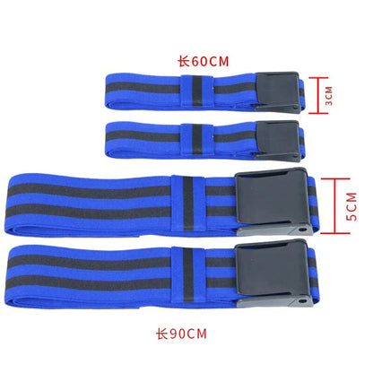 Anyfit Resistance Band Blue Set Fitness Bands Weight Bodybuilding Arm Leg Wraps Fast Muscle Growth Gym Equipment-Exercise &amp; Fitness-PEROZ Accessories