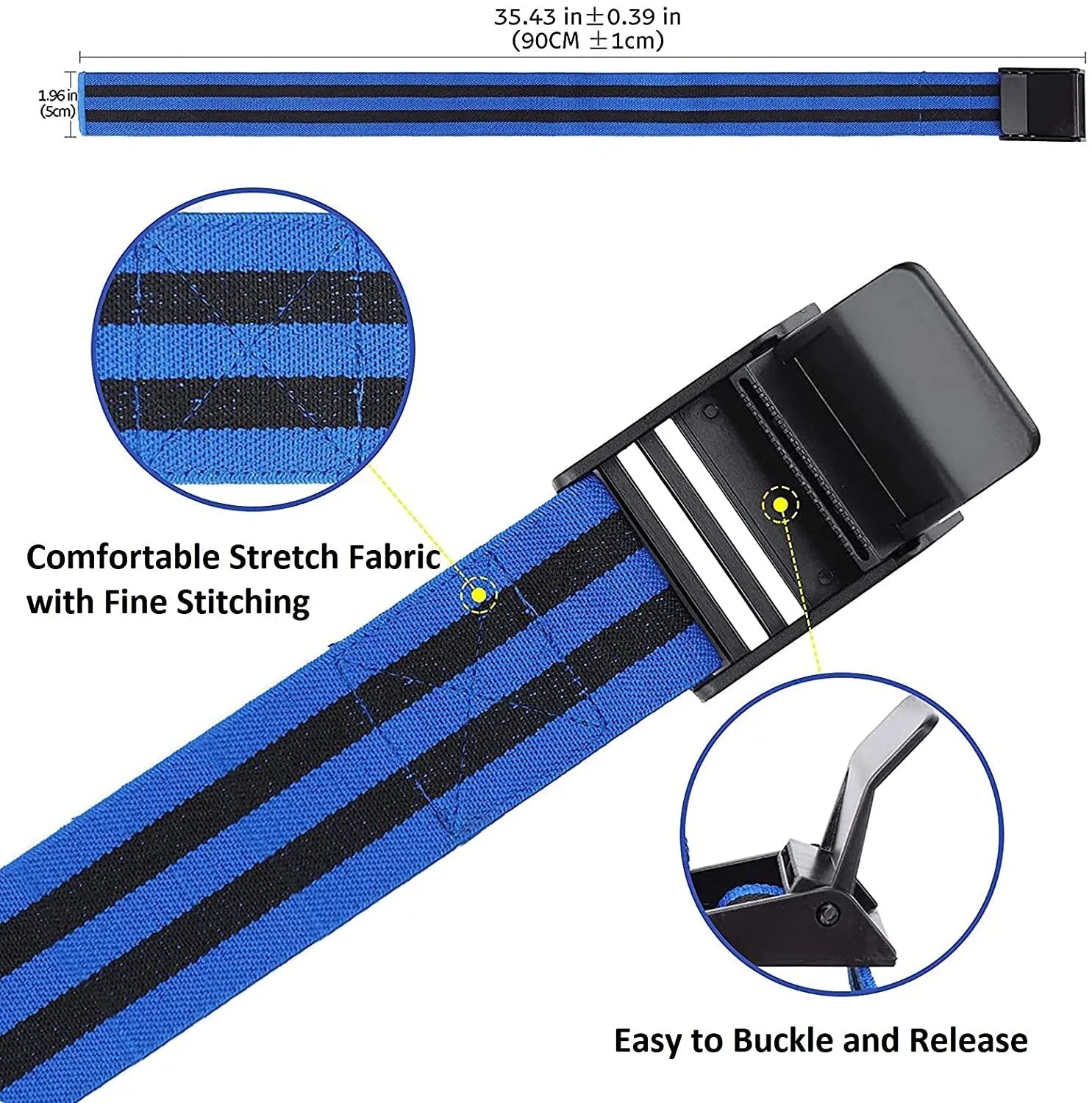 Anyfit Resistance Band Blue Set Fitness Bands Weight Bodybuilding Arm Leg Wraps Fast Muscle Growth Gym Equipment-Exercise &amp; Fitness-PEROZ Accessories