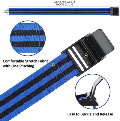 Anyfit Resistance Band Blue Set Fitness Bands Weight Bodybuilding Arm Leg Wraps Fast Muscle Growth Gym Equipment-Exercise &amp; Fitness-PEROZ Accessories