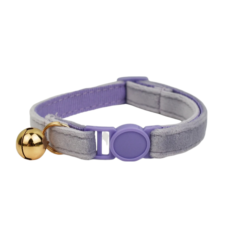 AnyWags Cat Collar Light Purple Small with Safety Buckle, Bell, and Durable Strap Stylish and Comfortable Pet Accessory-Cat Supplies-PEROZ Accessories