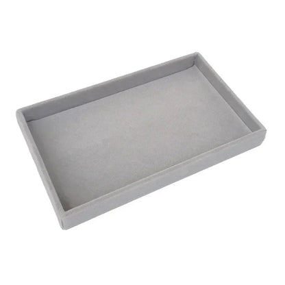 Anyhouz Jewelry Storage Grey Design B Display Tray Drawer Storage Jewellery Holder For Ring Earrings Necklace Bracelet-Jewellery Holders &amp; Organisers-PEROZ Accessories