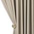 Anyhouz 250cm Beige High Quality Modern Wool Velvet Blackout Curtains for Living Room Bedroom Dining Luxury Window Drape-Curtains & Drapes-PEROZ Accessories