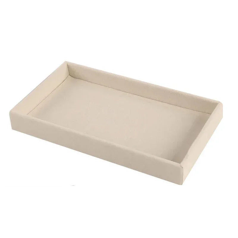 Anyhouz Jewelry Storage Beige Design B Display Tray Drawer Storage Jewellery Holder For Ring Earrings Necklace Bracelet-Jewellery Holders &amp; Organisers-PEROZ Accessories