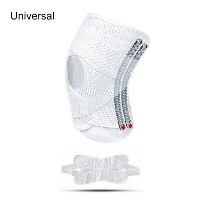 Anyfit 1PC Sports Kneepad 50-59cm White Universal Elastic Fitness Gear Knee Cushioning Padding Equipment Brace Protector-Exercise &amp; Fitness-PEROZ Accessories