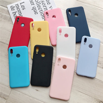 Anymob Huawei Blue Candy Colored Jelly Silicone Mobile Phone Protective Case-PEROZ Accessories