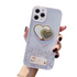 Anymob iPhone Case White Love Heart Mirror Sequins Glitter Soft Silicone Cover-Mobile Phone Cases-PEROZ Accessories