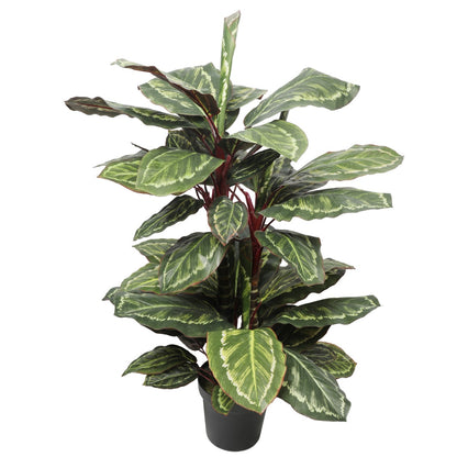 Artificial Wide Leaf Cordyline Plant 90cm-Home &amp; Garden &gt; Artificial Plants-PEROZ Accessories