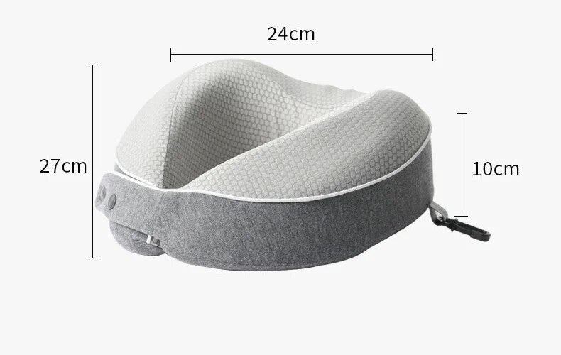 Anypack Neck Pillow Coffee Memory Cotton U-shaped Comfortable Sleep Headrest-Neck Pillow-PEROZ Accessories