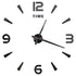 Anyhouz Wall Clock Black Design C 37 Inch 3D Diy Mirror Wall Clock Acrylic Sticker Fashion Quartz Clocks Watch Home Decoration-Wall Clocks-PEROZ Accessories