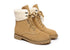 Australian Shepherd UGG Women Sheepskin Wool Fashion Chunky Boots Mina Water Resistant-Boots-PEROZ Accessories