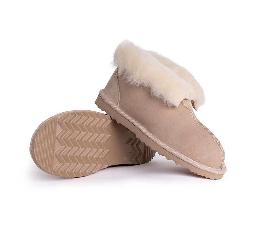 Australian Made Sheepskin Slippers Unisex UGG Slippers Australian Shepherd Water Resistant-Slippers-PEROZ Accessories