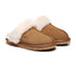 Australian Shepherd Premium Sheepskin UGG Unisex Scuff Slippers Muffin-Slippers-PEROZ Accessories